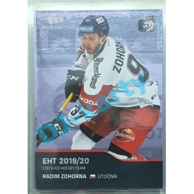 2020 MK reprezentace Radim Zohorna EHT #43 Blue Promo