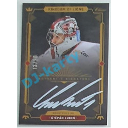 2021 OFS Kingdom of Lions Štěpán Lukeš #A01 13/20 Authentic Signature WHITE