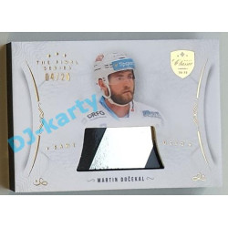 2021/22 OFS The Final Series Martin Dočekal #STI-DOM 04/20 Game Used Stick Gold