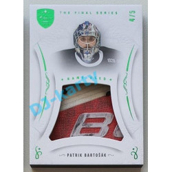 2021/22 OFS The Final Series Patrik Bartošák #MEM-PB 4/5 Game Used Emerald