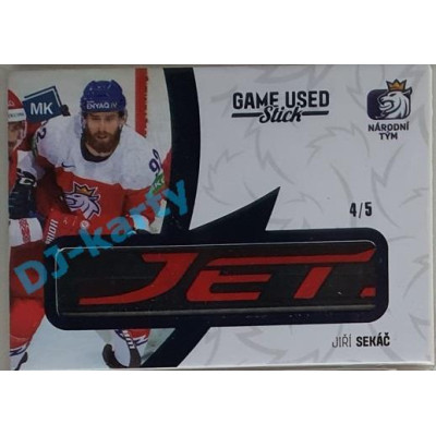 2021 MK reprezentace Jiří Sekáč #13 4/5 Game used memorabilia Blue