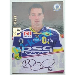 2021/22 OFS The Final Series Petr Čajánek #SIGN04 19/20 Bonus Signature 11/12 OFS Signature