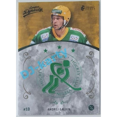 2021 Legendary Cards League Dynasty Vsetín Andrej Galkin #92