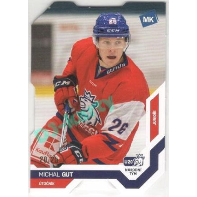2021/22 MK reprezentace #066 Michal Gut U20 Die Cut 20/25