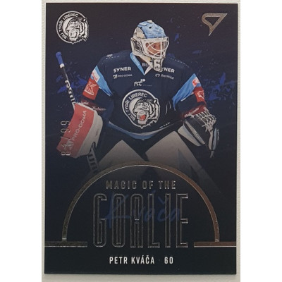 2022/23 Sportzoo ELH 1. série #MG-10 Petr Kváča Magic of the Goalie Limited xx/99