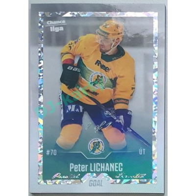2022/23 Goal Cards Chance Liga 1. série #030 Peter Lichanec Rainbow 1/1