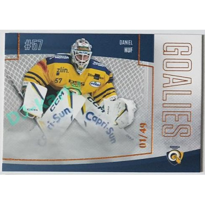 2022/23 Goal Cards Chance Liga 1. série #G-18 Daniel Huf Goalies Parallel 45/49