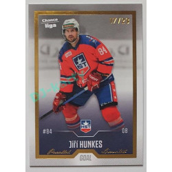 2022/23 Goal Cards Chance Liga 1. série #079 Jiří Hunkes Gold 04/23