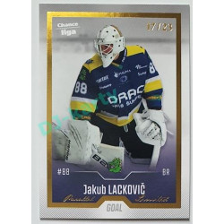 2022/23 Goal Cards Chance Liga 1. série #173 Jakub Lackovič Gold 17/23