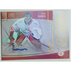 2022/23 Goal Cards Chance Liga 2. série #33 Patrik Švančara Goalies Autograph xx/49