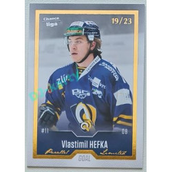 2022/23 Goal Cards Chance Liga Update #492 Vlastimil Hefka Gold xx/23