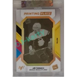 2023 MK The Gamers #PP-JC Jiří Černoch 2022 Bronze Medalist Printing Plate 1/1 Yellow