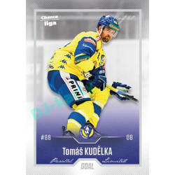 2022/23 Goal Cards Chance Liga 1. série #092 Tomáš Kudělka Silver 1 of 60