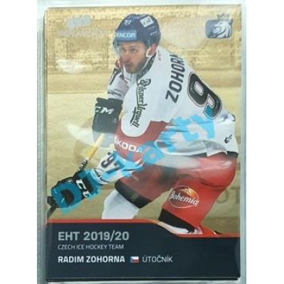 2020 MK reprezentace Radim Zohorna EHT #43 Gold Promo