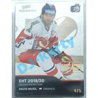 2020 MK reprezentace David Musil #23 4/5 Silver Czech Expo