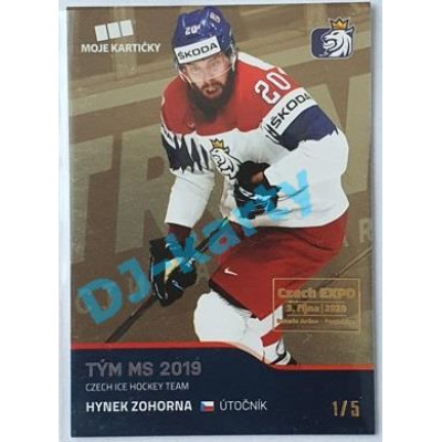 2020 MK reprezentace Hynek Zohorna #60 1/5 Gold Czech Expo