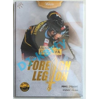 2020/21 OFS 2. série Pawel Zygmunt #FL-PZY Foreign Legion GOLD Expo Ostrava /3