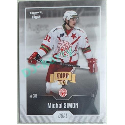 2022/23 Goal Cards Chance Liga 1. série #108 Michal Simon Expo Pardubice