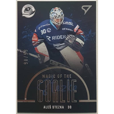 2022/23 Sportzoo ELH 1. série #MG-11 Aleš Stezka Magic of the Goalie Limited xx/99