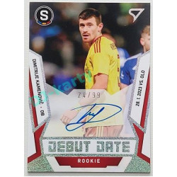 2022/23 Sportzoo Fortuna Liga 2. série #DRS-KA Dimitrije Kamenovič Debut Date Rookie Auto xx/99