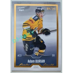 2022/23 Goal Cards Chance Liga Update #493 Adam Burian Gold xx/23
