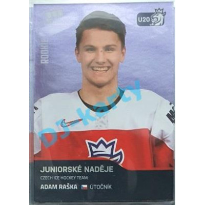 2020 MK reprezentace Adam Raška RC juniorské naděje #76 Blue Promo