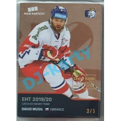 2020 MK reprezentace David Musil #23 1/5 Red Czech Expo