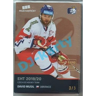 2020 MK reprezentace David Musil #23 1/5 Red Czech Expo