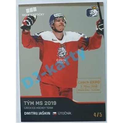 2020 MK reprezentace Dmitrij Jaškin #61 4/5 Silver Czech Expo