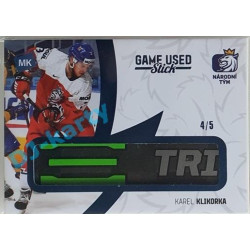 2021 MK reprezentace Karel Klikorka #2 4/5 Game used memorabilia Blue