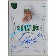 2021/22 OFS The Final Series Jan Novák #TFS-JN 3/5 Authentic Signature Emerald