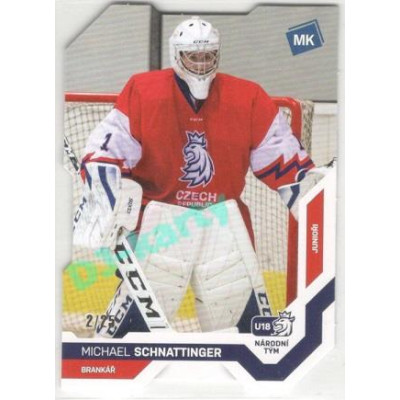 2021/22 MK reprezentace #075 Michael Schnattinger U18 Die Cut 2/25