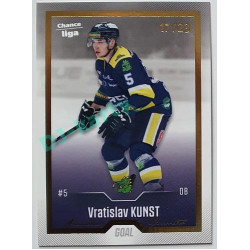 2022/23 Goal Cards Chance Liga 1. série #175 Vratislav Kunst Gold 17/23