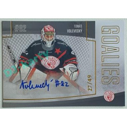 2022/23 Goal Cards Chance Liga 2. série #31 Tomáš Volevecký Goalies Autograph xx/49