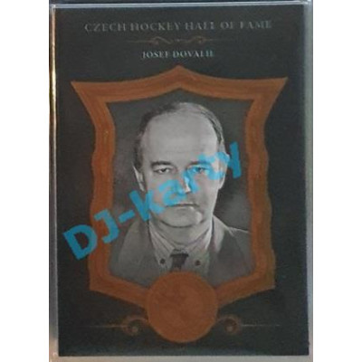 2020 OFS Síň slávy českého hokeje Josef Dovalil #SSCH-114 08/25 Black Cut