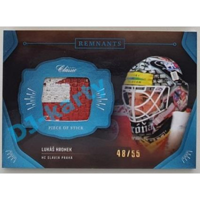 2020/21 OFS 2. série Lukáš Hronek #RPS-LHR 48/55 Game Used Remnants