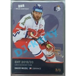 2020 MK reprezentace David Musil #23 1/5 Blue Czech Expo