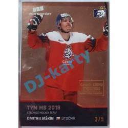 2020 MK reprezentace Dmitrij Jaškin #61 3/5 Red Czech Expo