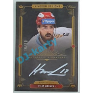 2021 OFS Kingdom of Lions Filip Hronek #A05 14/20 Authentic Signature WHITE