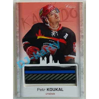 2017 OFS Mountfield Cup Petr Koukal #15 Game Used Stick PROMO