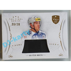 2021/22 OFS The Final Series Vojtěch Mozík #STI-MOV 20/20 Game Used Stick Gold