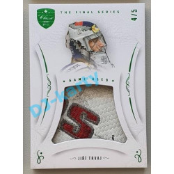 2021/22 OFS The Final Series Jiří Trvaj #MEM-JT 4/5 Game Used Emerald