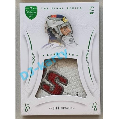 2021/22 OFS The Final Series Jiří Trvaj #MEM-JT 4/5 Game Used Emerald