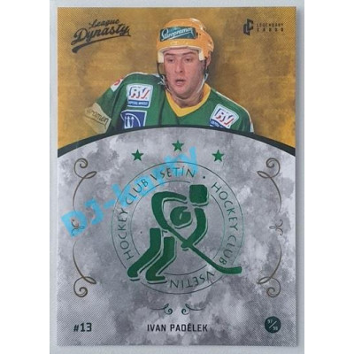 2021 Legendary Cards League Dynasty Vsetín Ivan Padělek #95