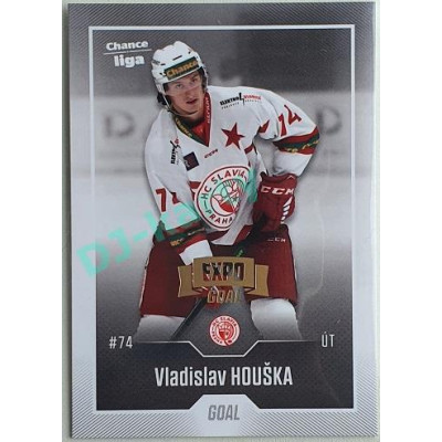 2022/23 Goal Cards Chance Liga 1. série #110 Vladislav Houška Expo Pardubice
