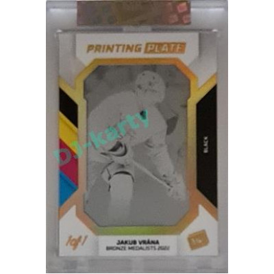 2023 MK The Gamers #PP-JV Jakub Vrána 2022 Bronze Medalist Printing Plate 1/1 Black