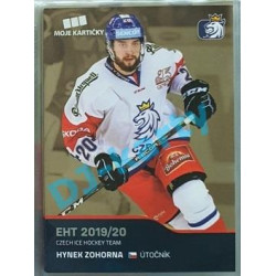 2020 MK reprezentace Hynek Zohorna EHT #44 Gold Promo