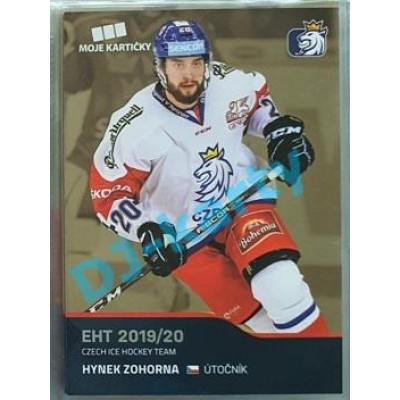 2020 MK reprezentace Hynek Zohorna EHT #44 Gold Promo