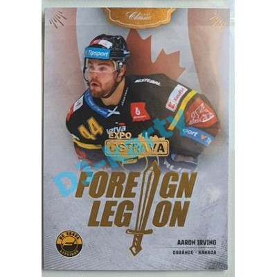 2020/21 OFS 2. série Aaron Irving #FL-AIR Foreign Legion GOLD Expo Ostrava /3
