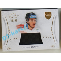 2021/22 OFS The Final Series Jakub Galvas #STI-GAJ 16/20 Game Used Stick Gold
